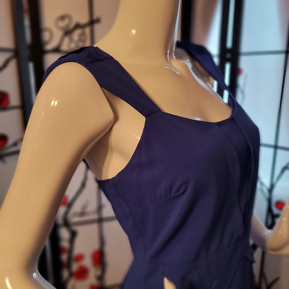 FOREVER 21  ROYAL BLUE COCKTAIL DRESS/SIZE SMALL - Picture 10 of 16
